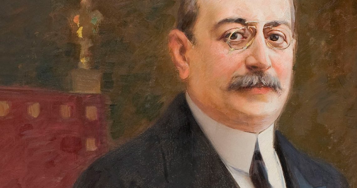 Retrat d’Enric Prat de la Riba – Antoni Utrillo. Cap a 1907-1917 MNAC.